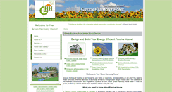 Desktop Screenshot of greenharmonyhome.com